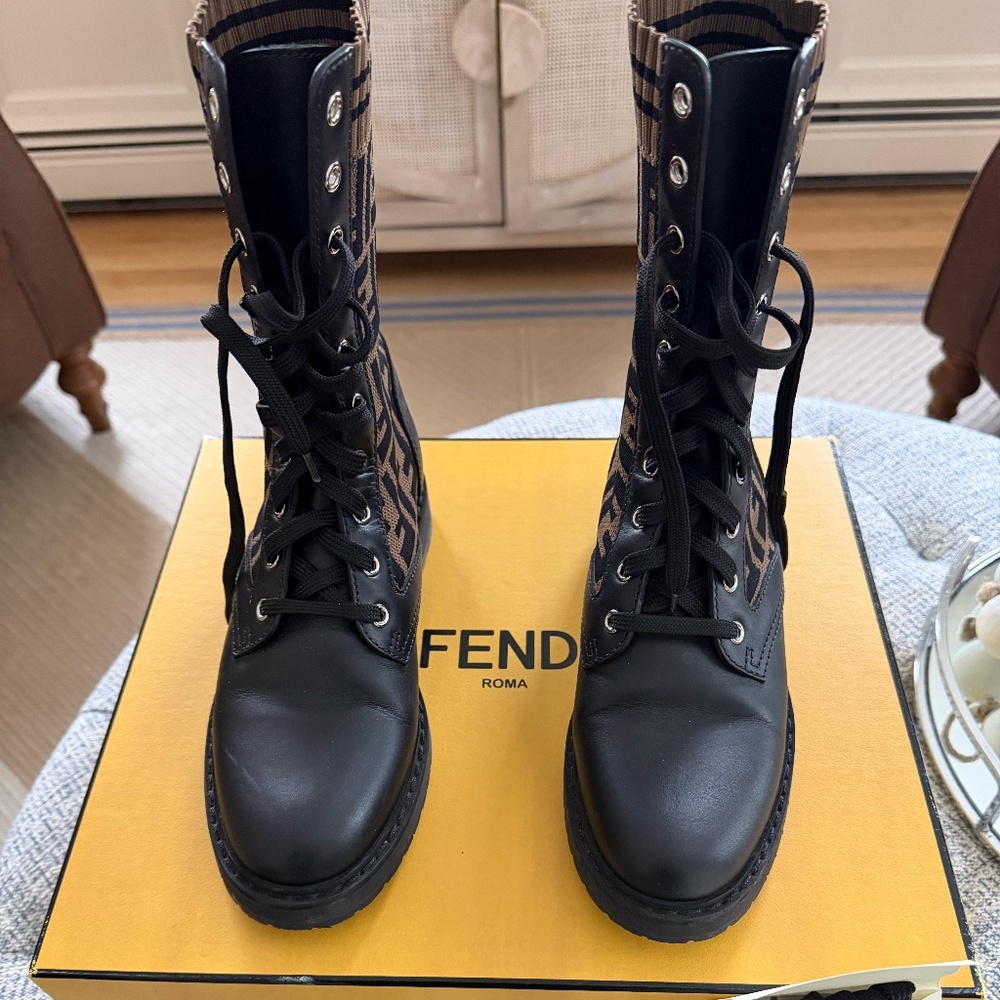 Fendi Combat Boots size 38